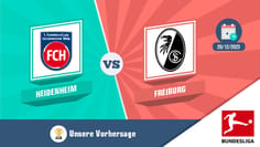 Heidenheim freiburg bundesliga dez