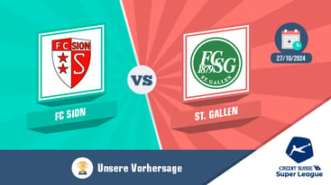 Fc sion st gallen super league okt